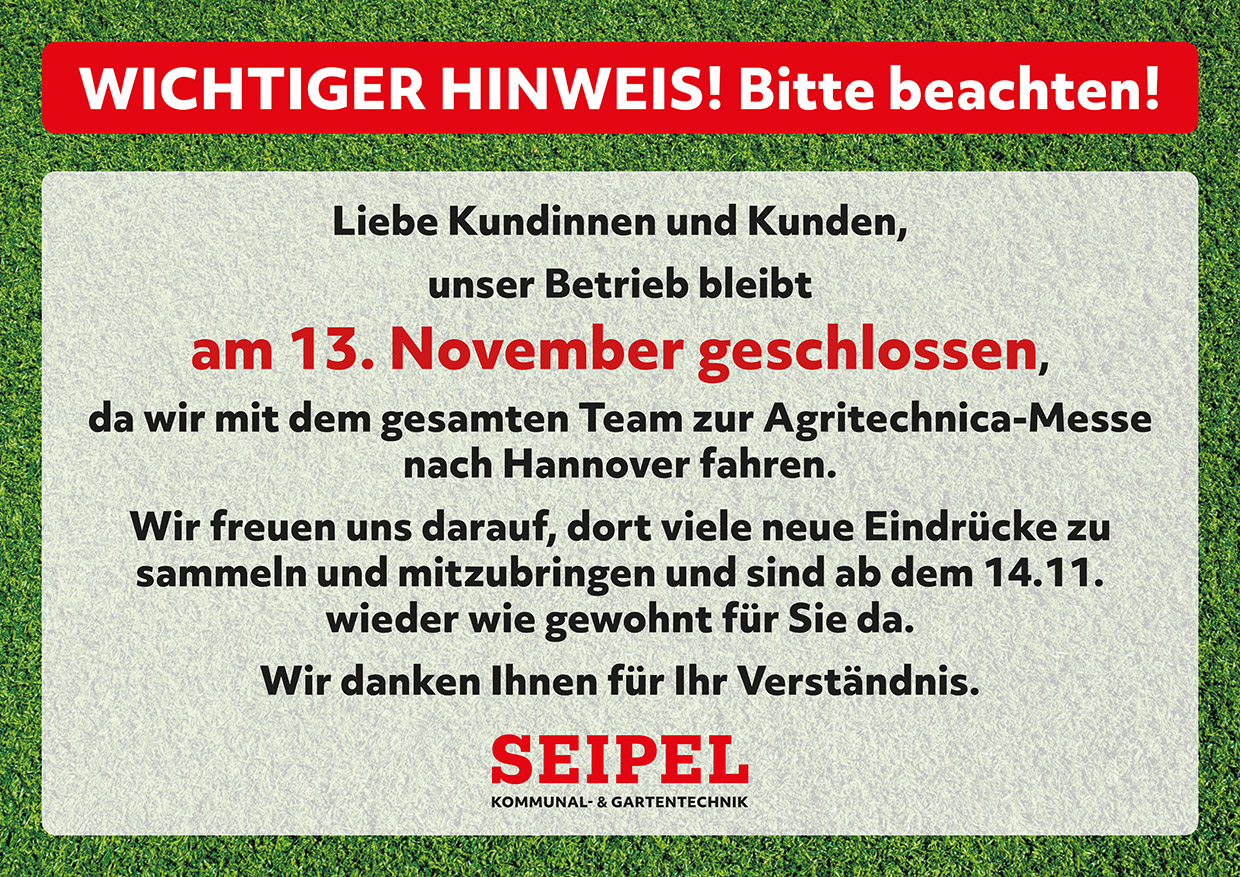 Hannover Hinweis Homepage